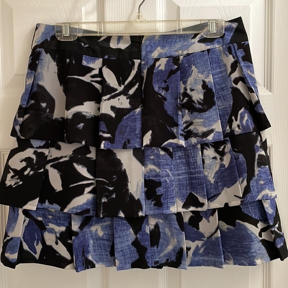 Kenneth Cole New York Skirt Blue Black - Picture 4 of 7